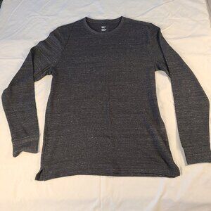 Urban Pipeline Men's L Long Sleeve Shirt Waffle Knit/Thermal Black